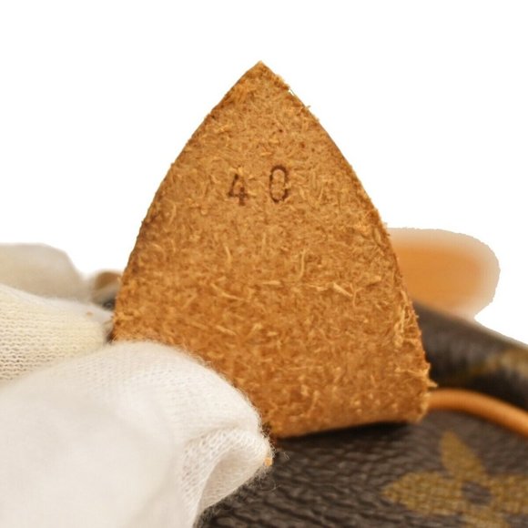 Authentic LOUIS VUITTON Speedy Travel Hand Bag Monogram Leather Brown - Picture 14 of 16